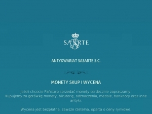 Skup monet kolekcjonerskich w warszawskim antykwariacie Sasarte